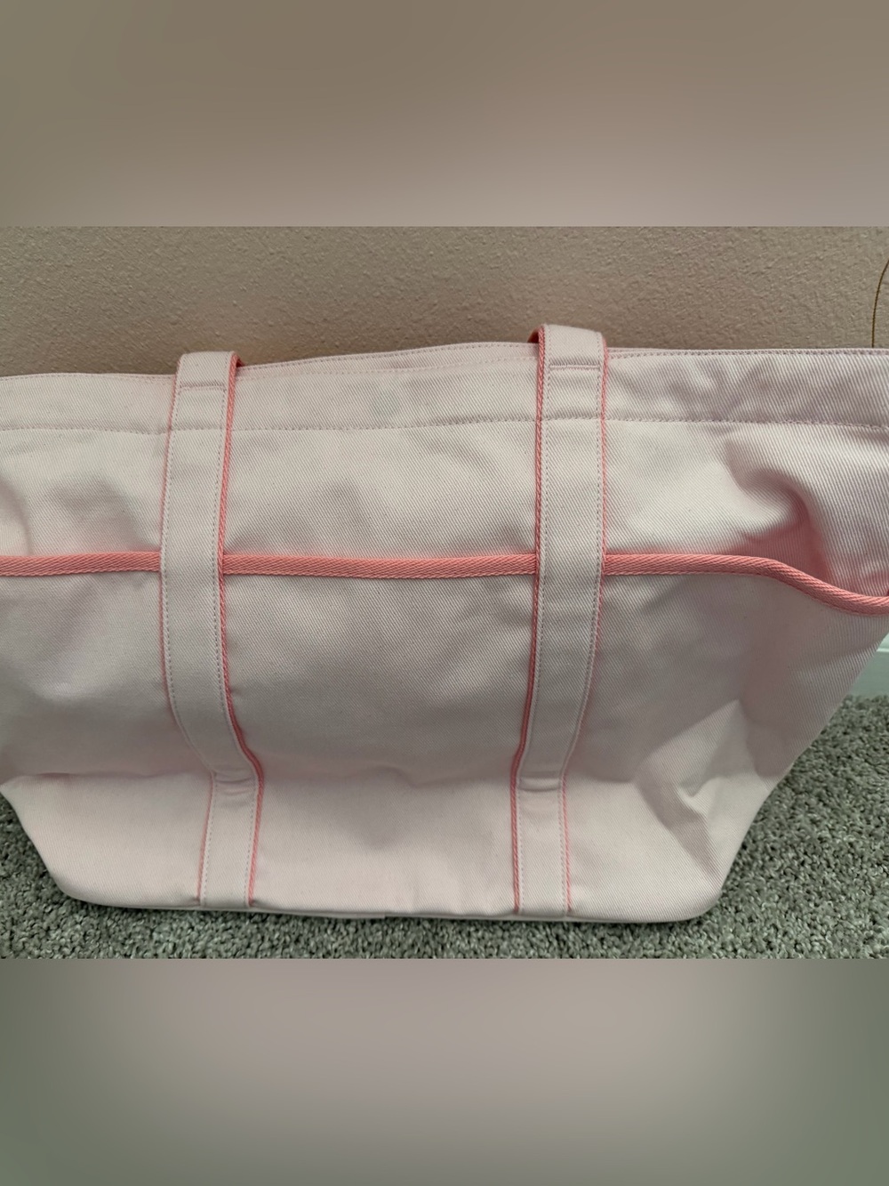 Lululemon Daily Multi-Pocket Canvas Tote Collegiate Pink Pearl Blush Blend NWT - Picture 3 of 9